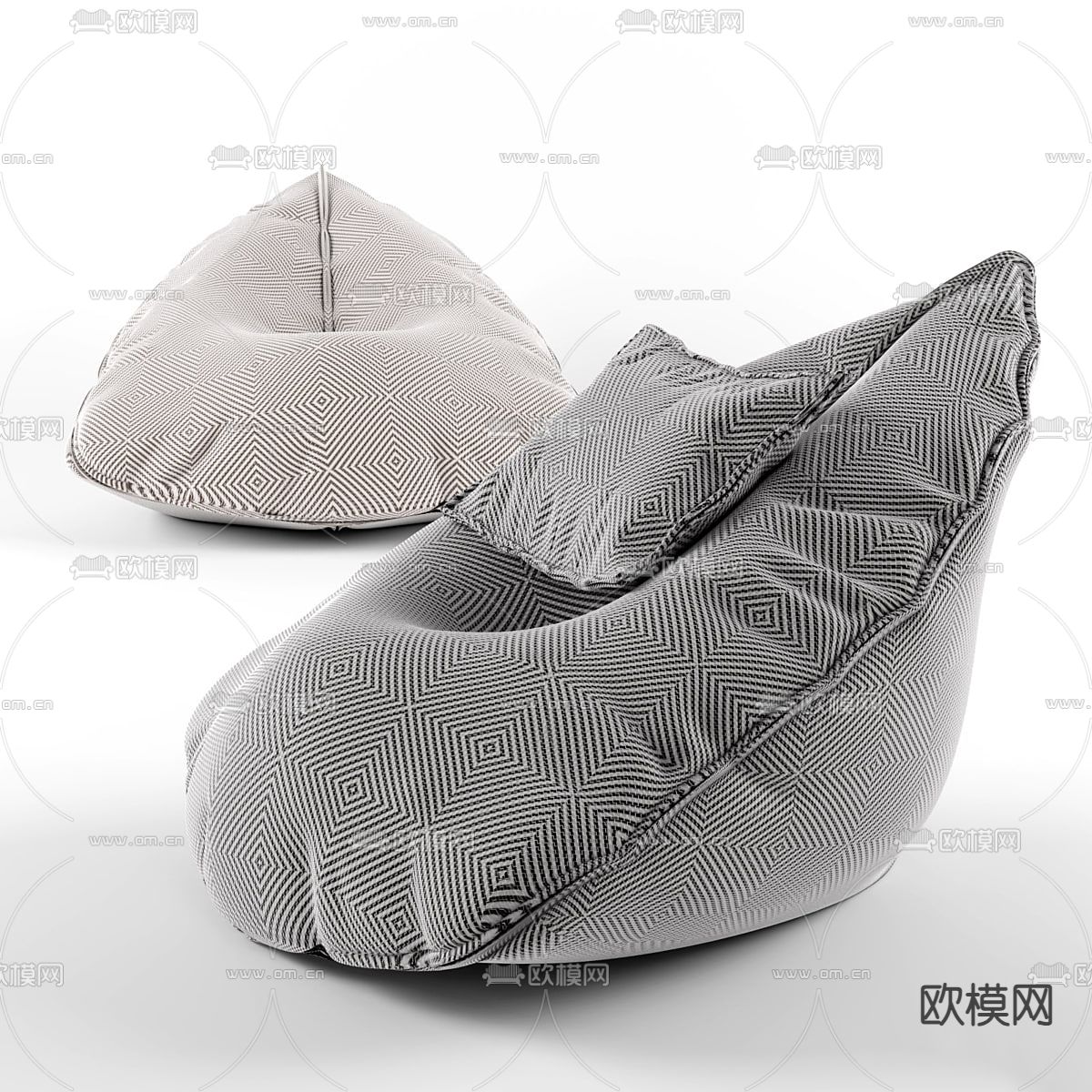 懒人沙发3d模型下载