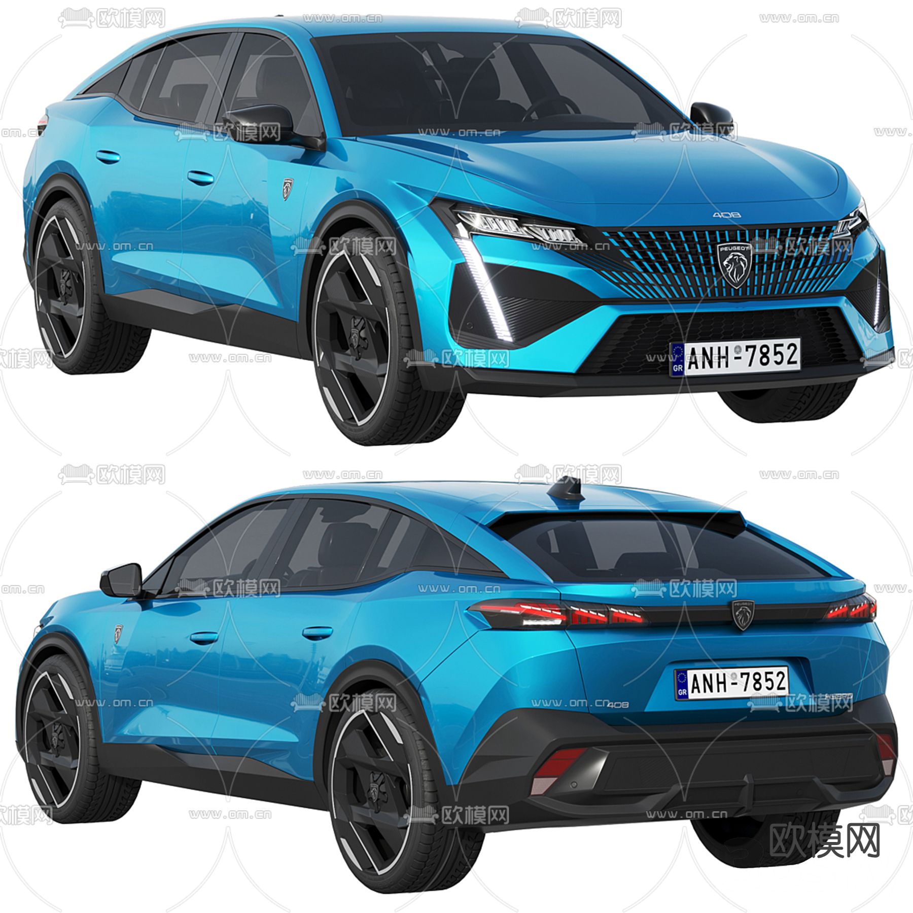 汽车 机动车3d模型下载（渲染图2）