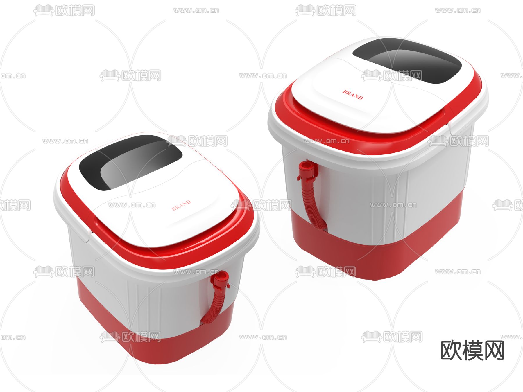 按摩洗脚盆 足浴盆 泡脚桶3d模型下载