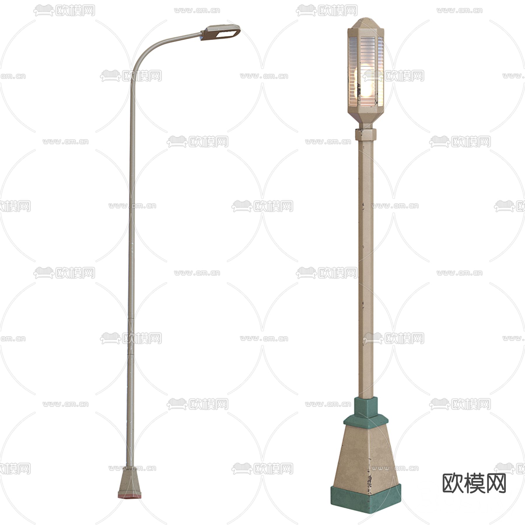 户外灯 景观灯 花园灯 路灯3d模型下载（渲染图1）