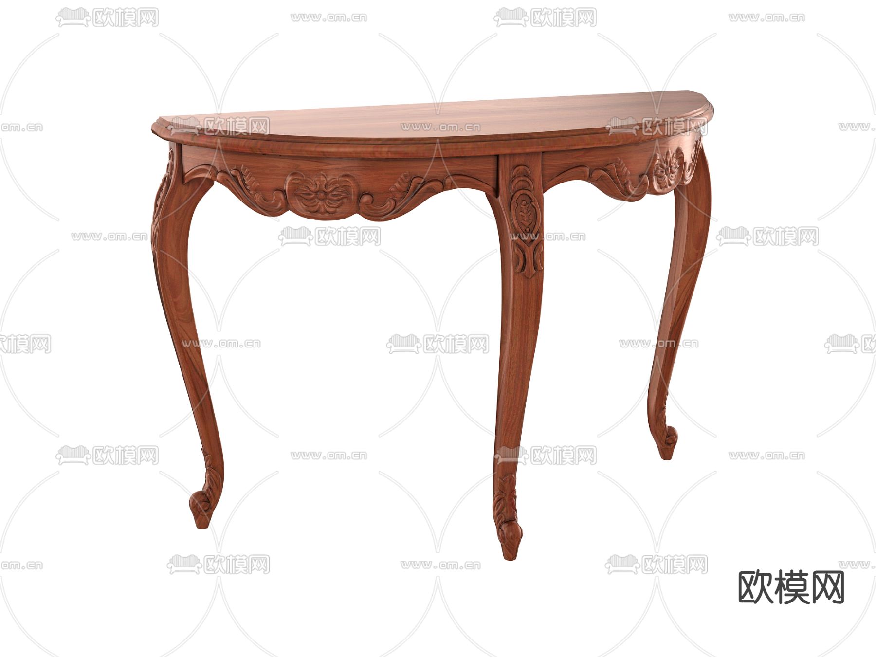 欧式玄关台 端景台3d模型下载