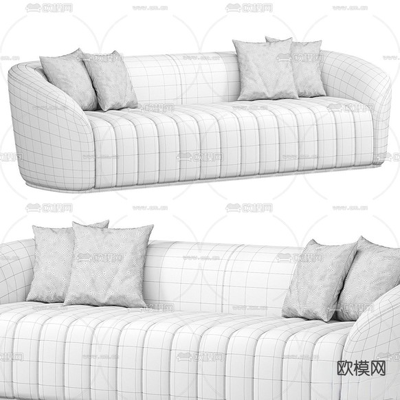 Cazarina 双人沙发3d模型下载(渲染图3)
