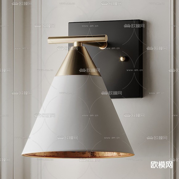 壁灯3d模型下载