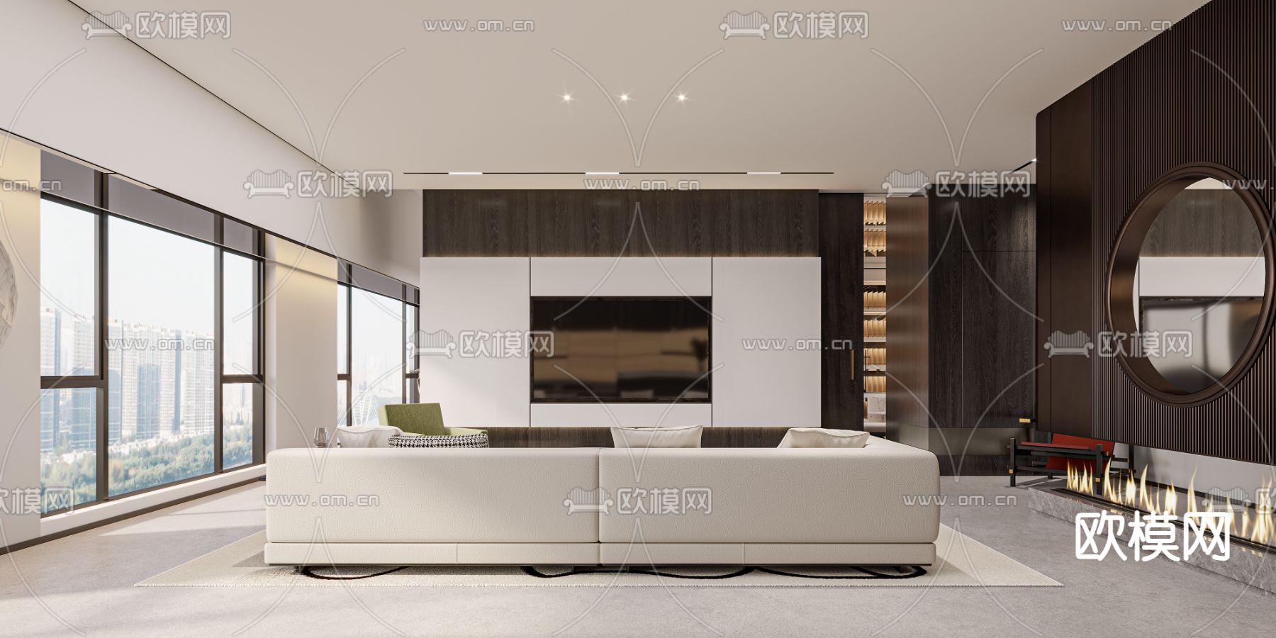 木作展厅 木作店 材料店3d模型下载（渲染图3）