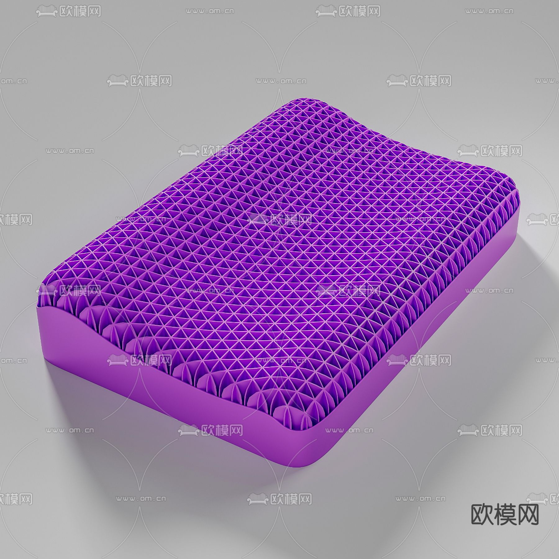 榻榻米枕头 乳胶枕头su模型下载（渲染图2）