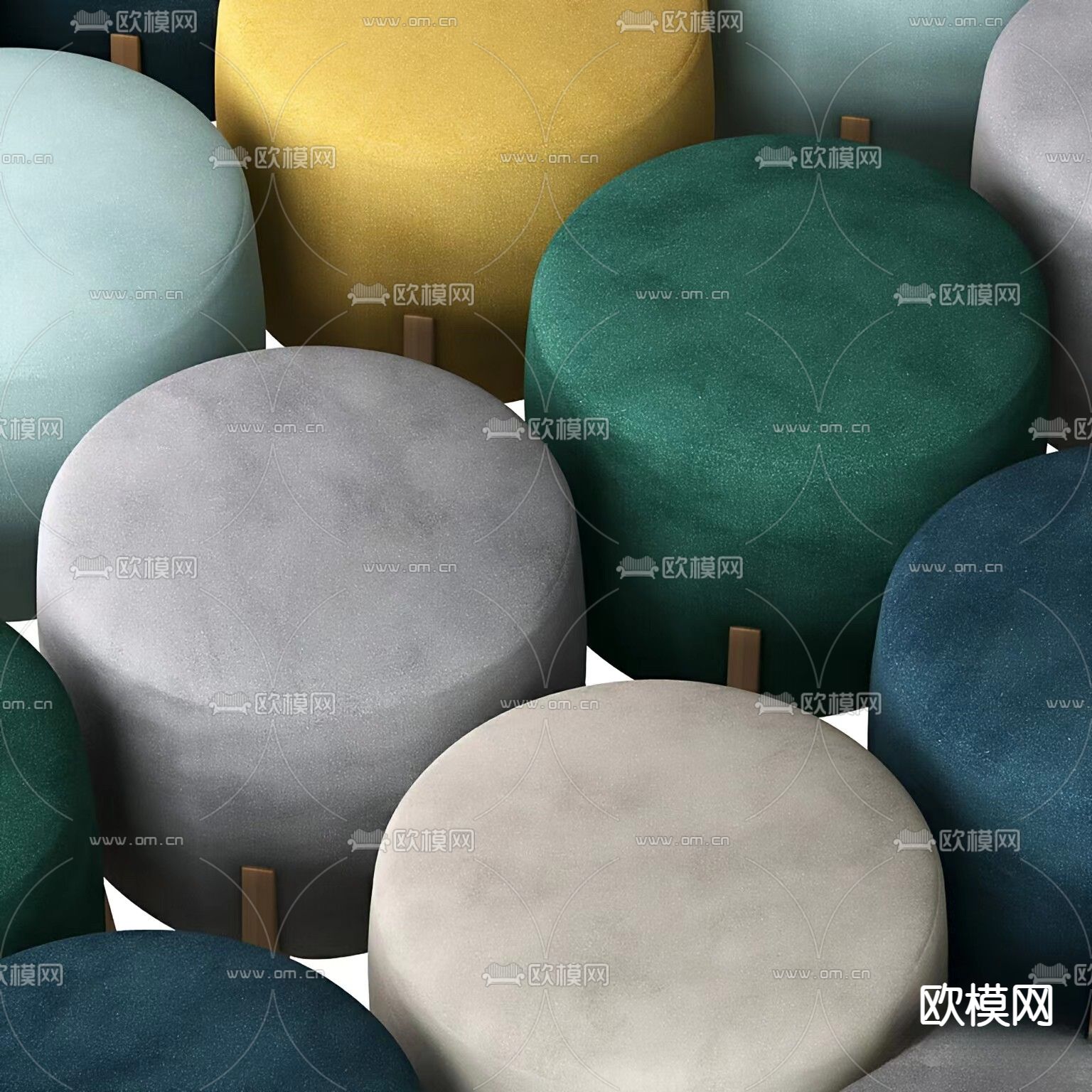 精美凳子3d模型下载