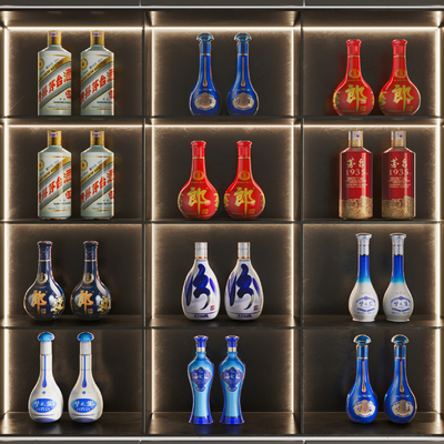  现代白酒su模型 