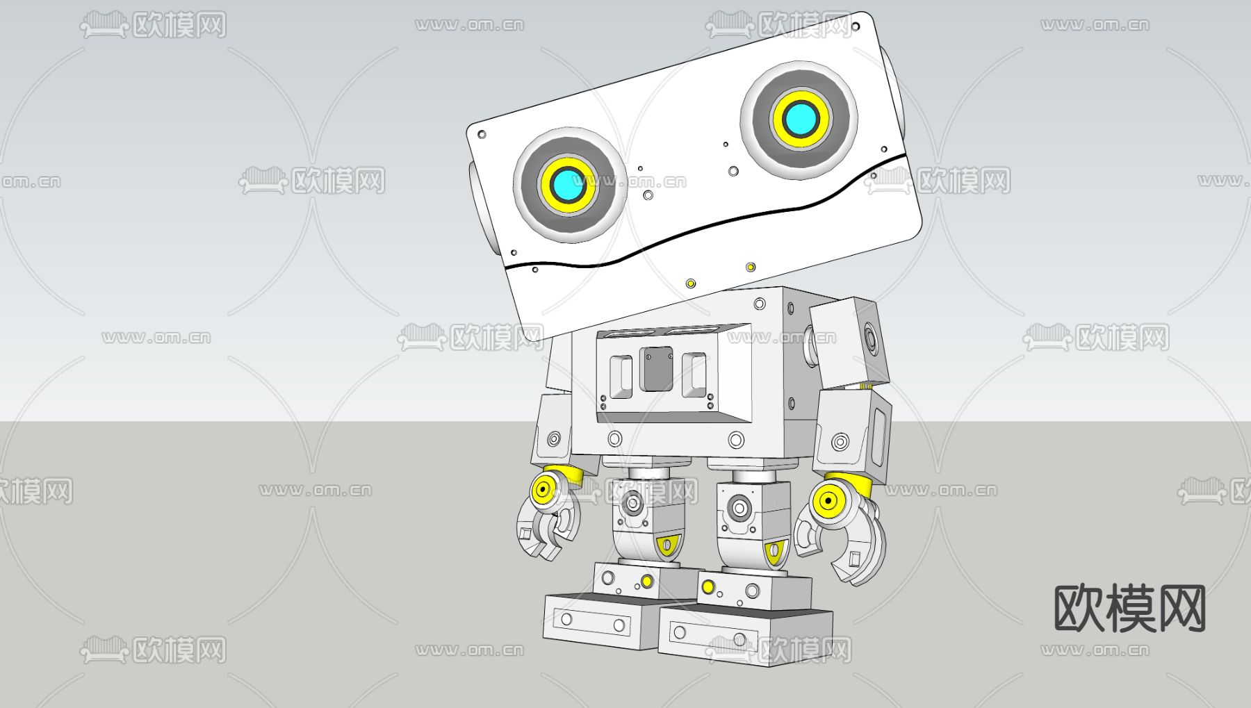 玩具 机器人su模型下载