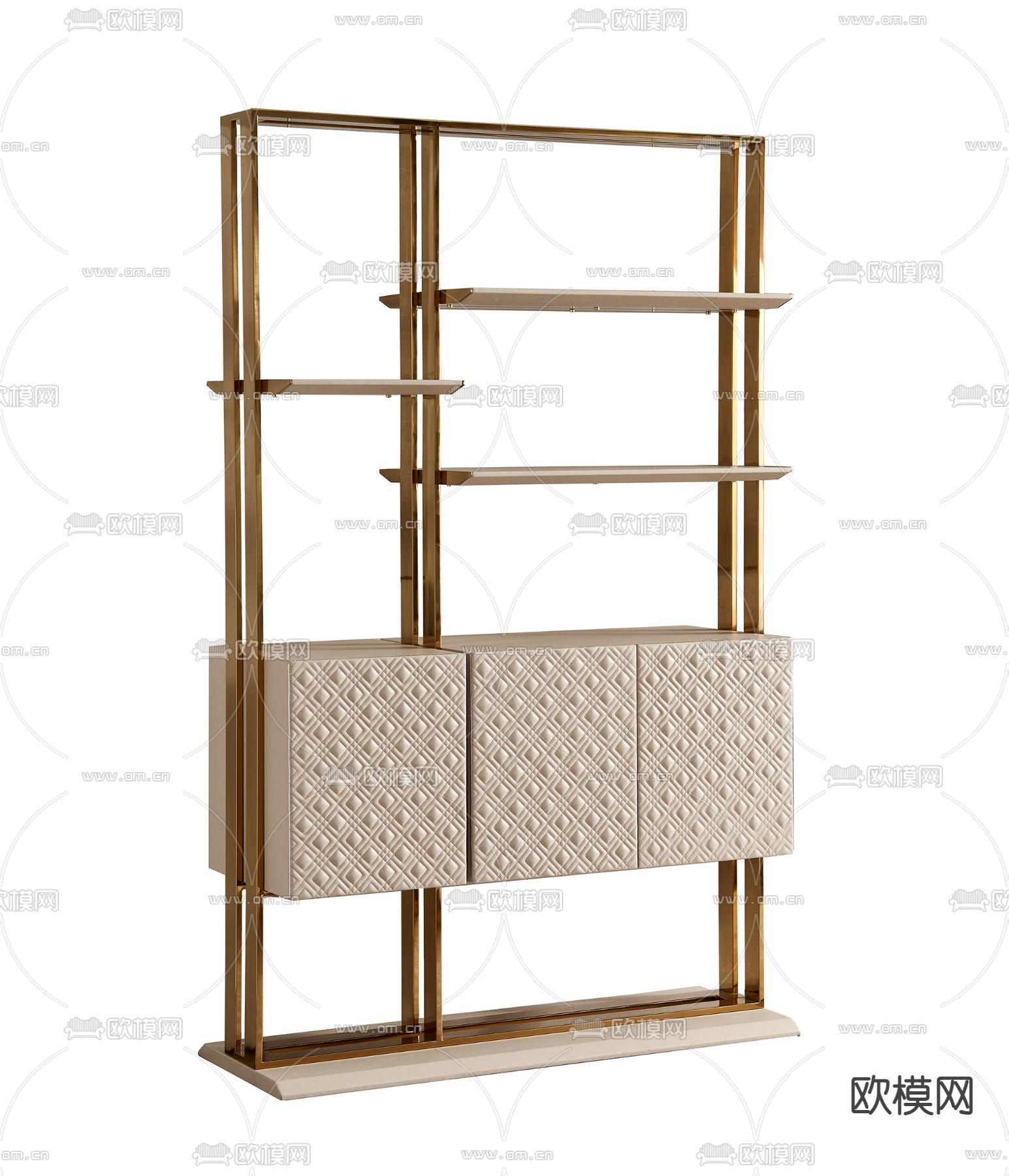 轻奢装饰柜 陈列柜3d模型下载
