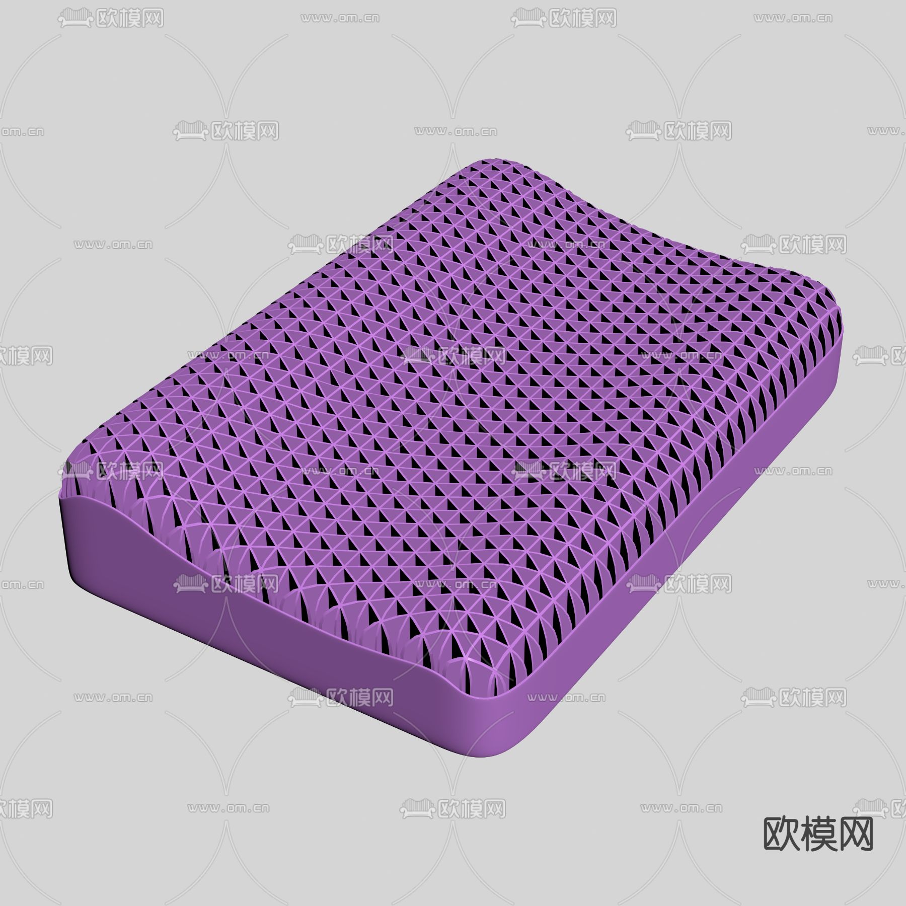 榻榻米枕头 乳胶枕头su模型下载（渲染图1）