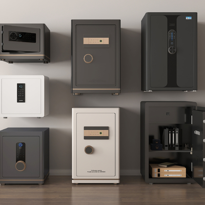  保险柜 保险箱 密码柜 密码箱su模型 