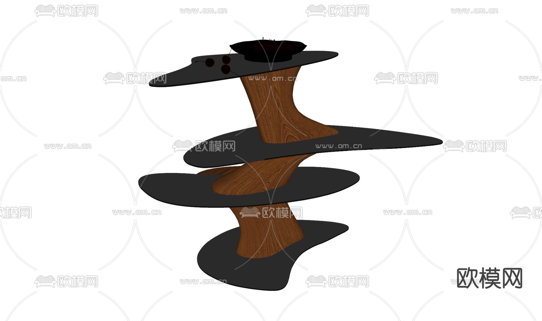 角几 桌几 边几su模型下载（渲染图1）