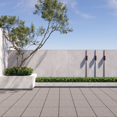  树池 花坛 花箱su模型 