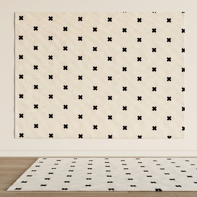 中古风地毯su模型