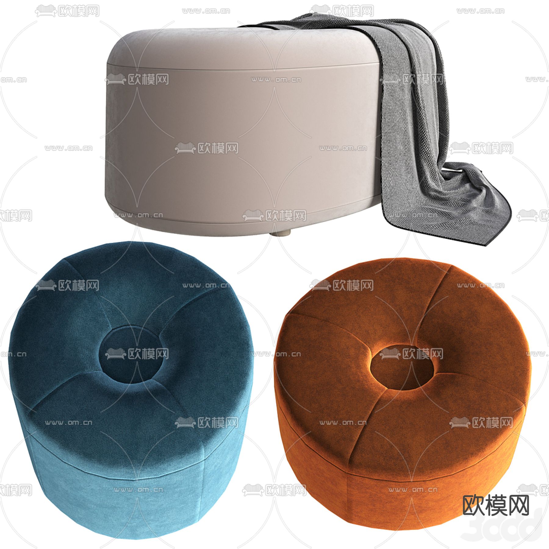 凳子 沙发凳 坐凳3d模型下载