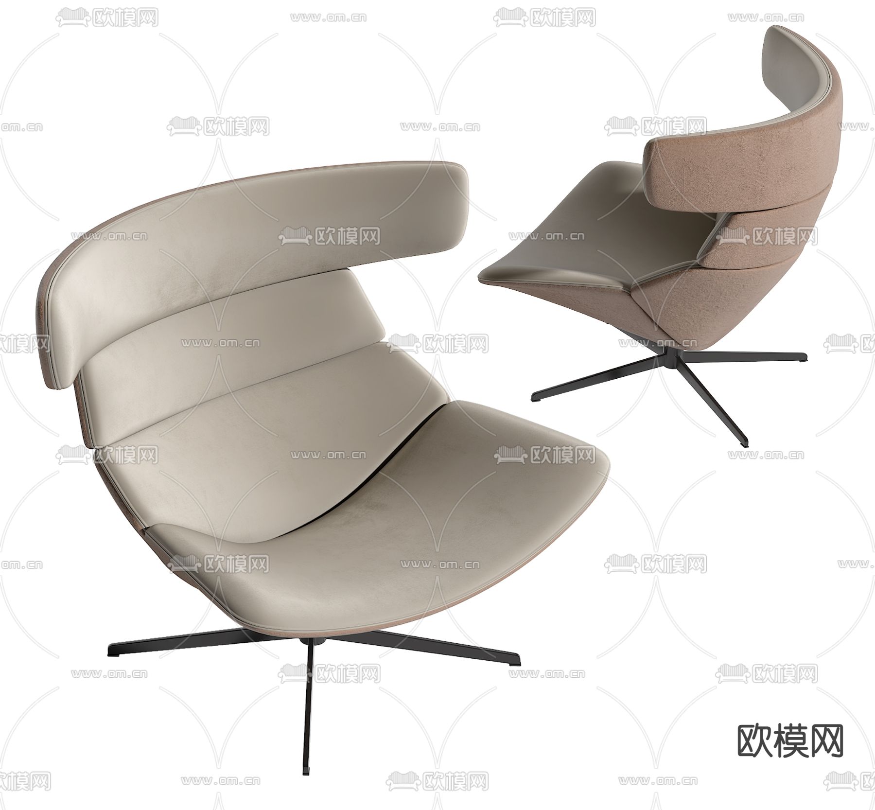 Poliform单人沙发3d模型下载