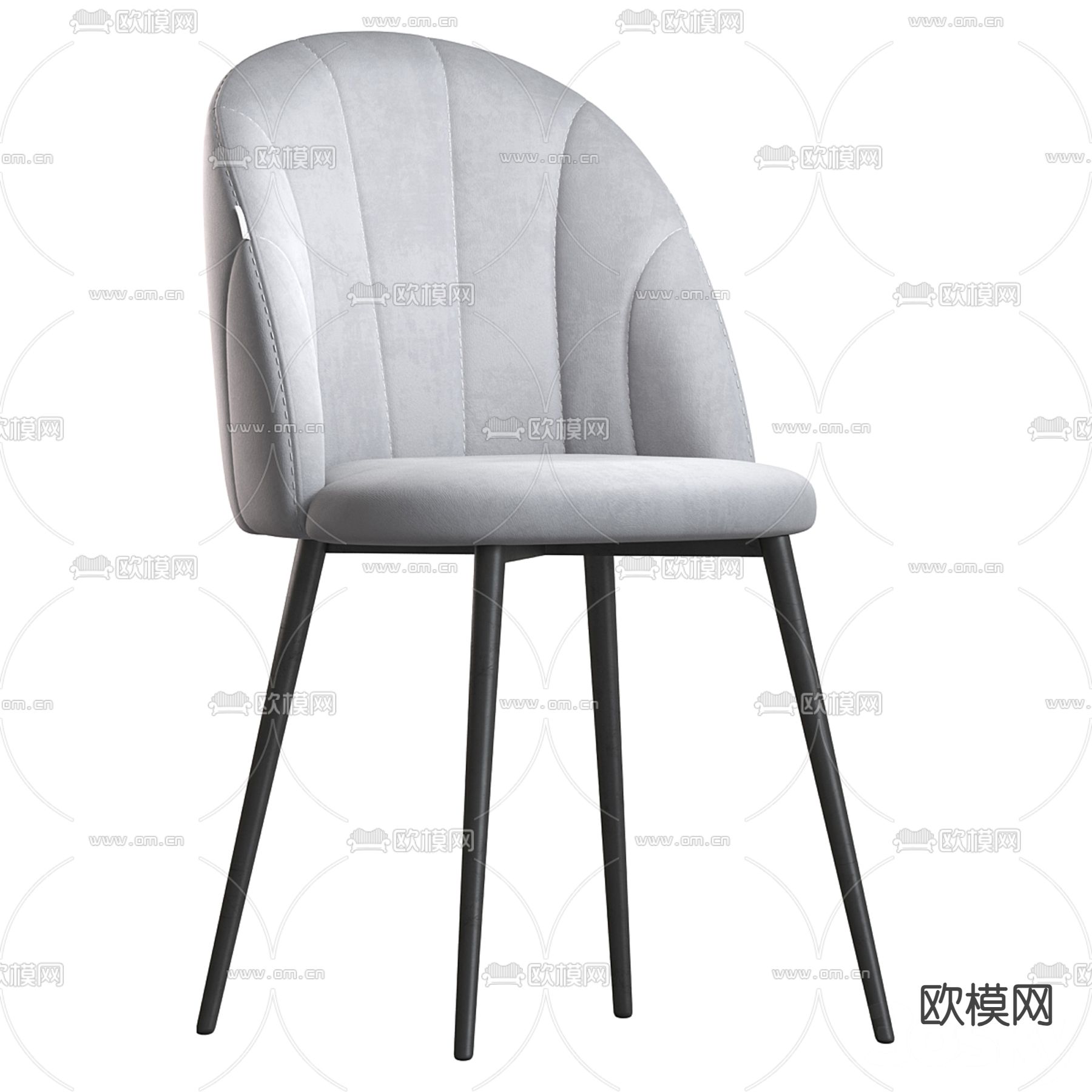 现代椅子 餐椅3d模型下载（渲染图2）