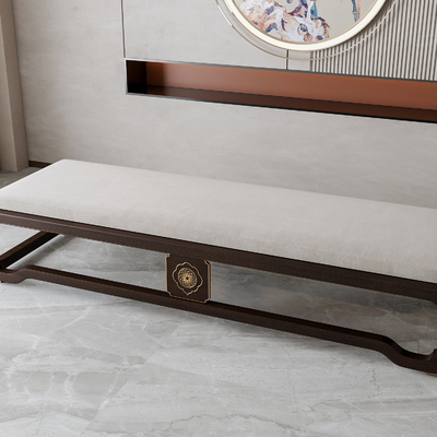  新中式沙发凳su模型 