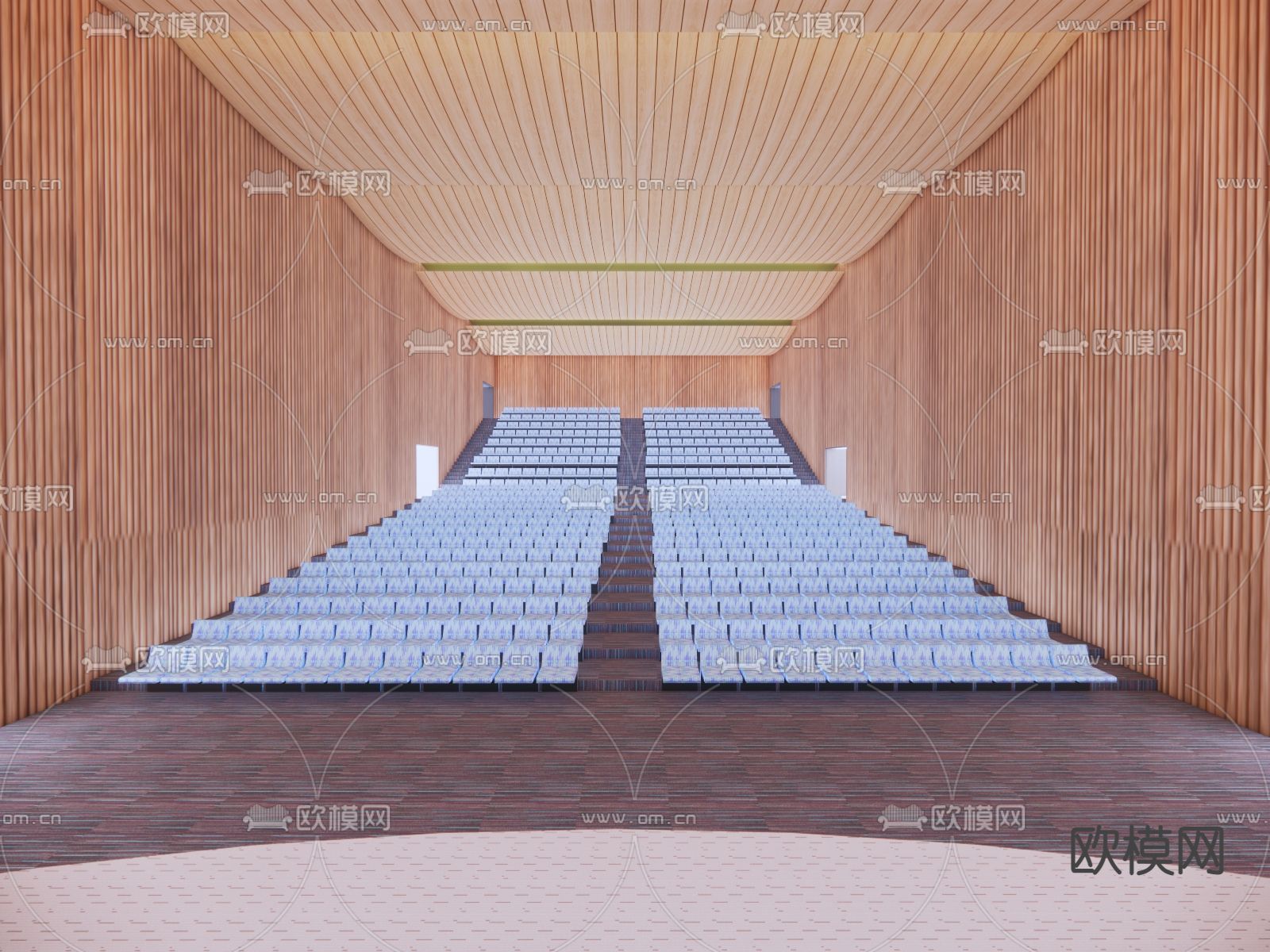 歌剧院su模型下载（渲染图3）