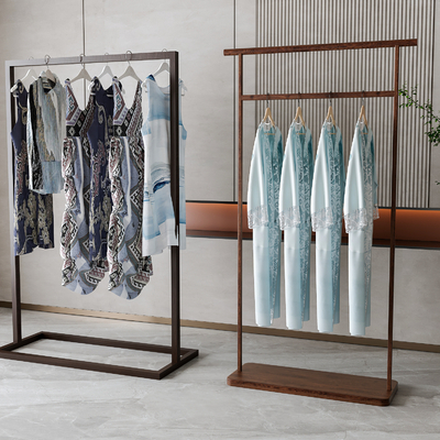  新中式衣架su模型 