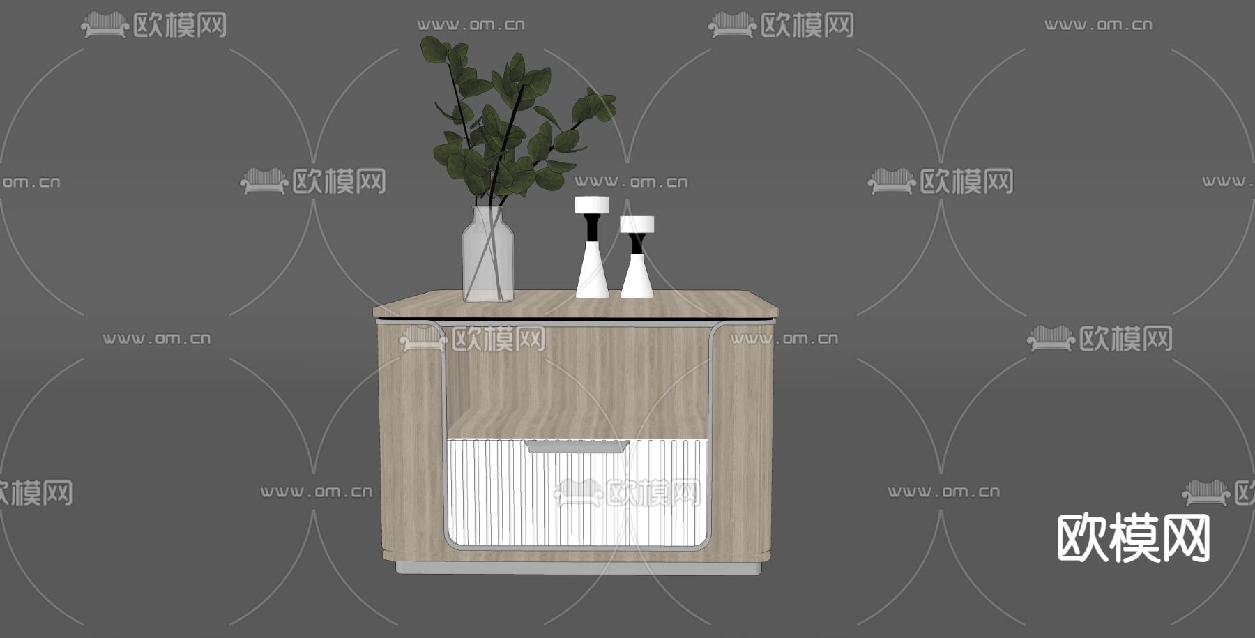 衣柜 衣橱su模型下载（渲染图1）