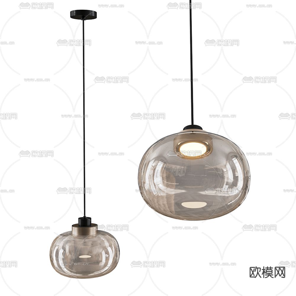 TOOY 轻奢吊灯 餐厅吊灯3d模型下载