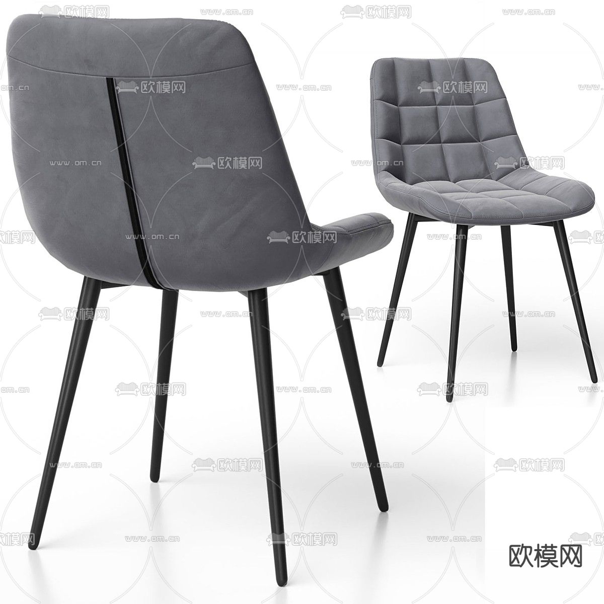 现代椅子 餐椅3d模型下载（渲染图4）