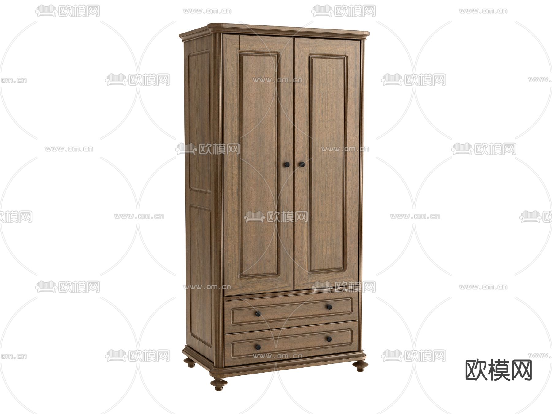 木柜 收纳柜 衣柜3d模型下载