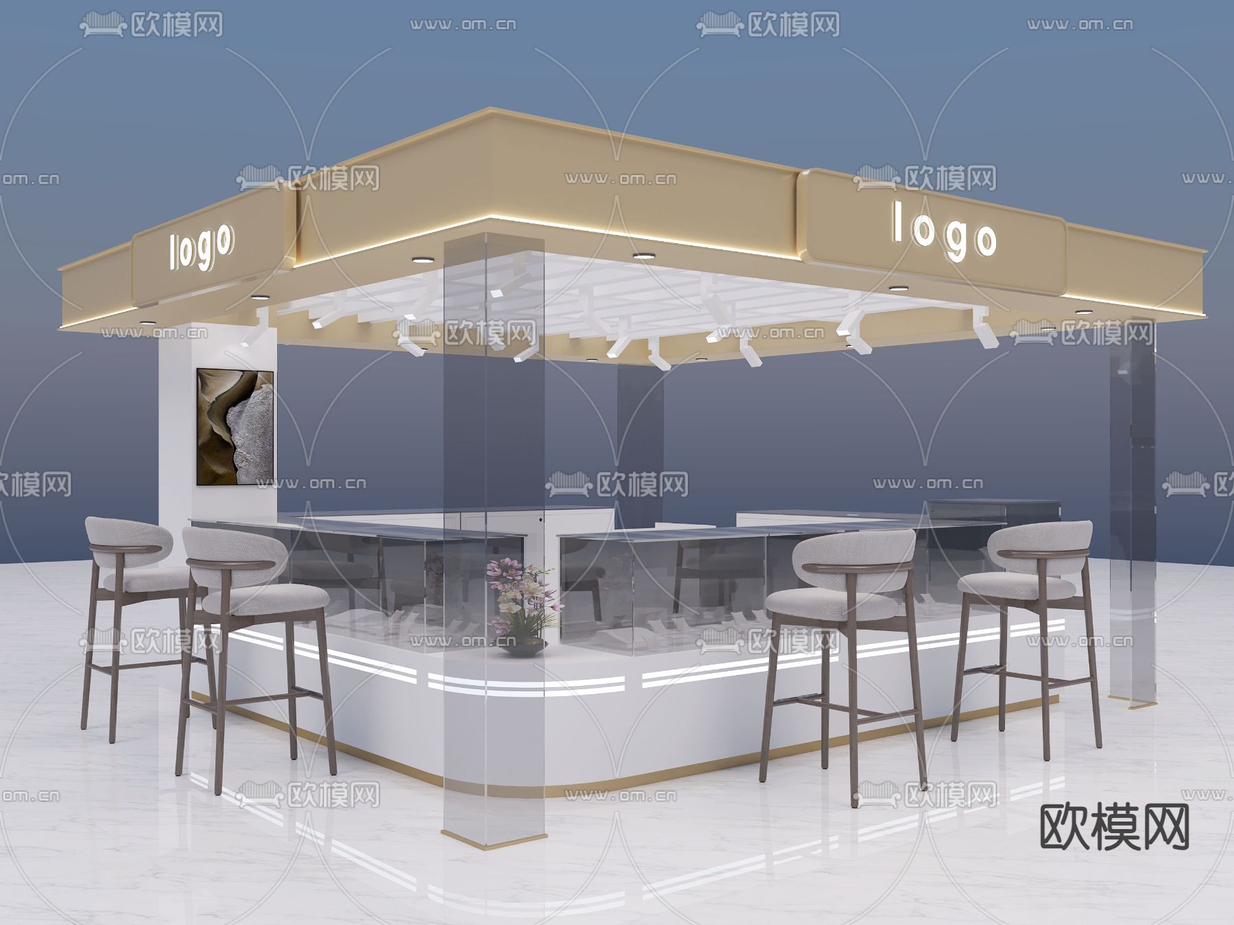 珠宝店免费3d模型下载