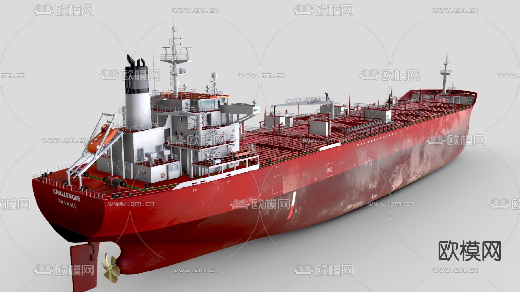 轮船 邮轮 巨轮su模型下载（渲染图1）