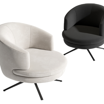  Minotti 单人沙发su模型 