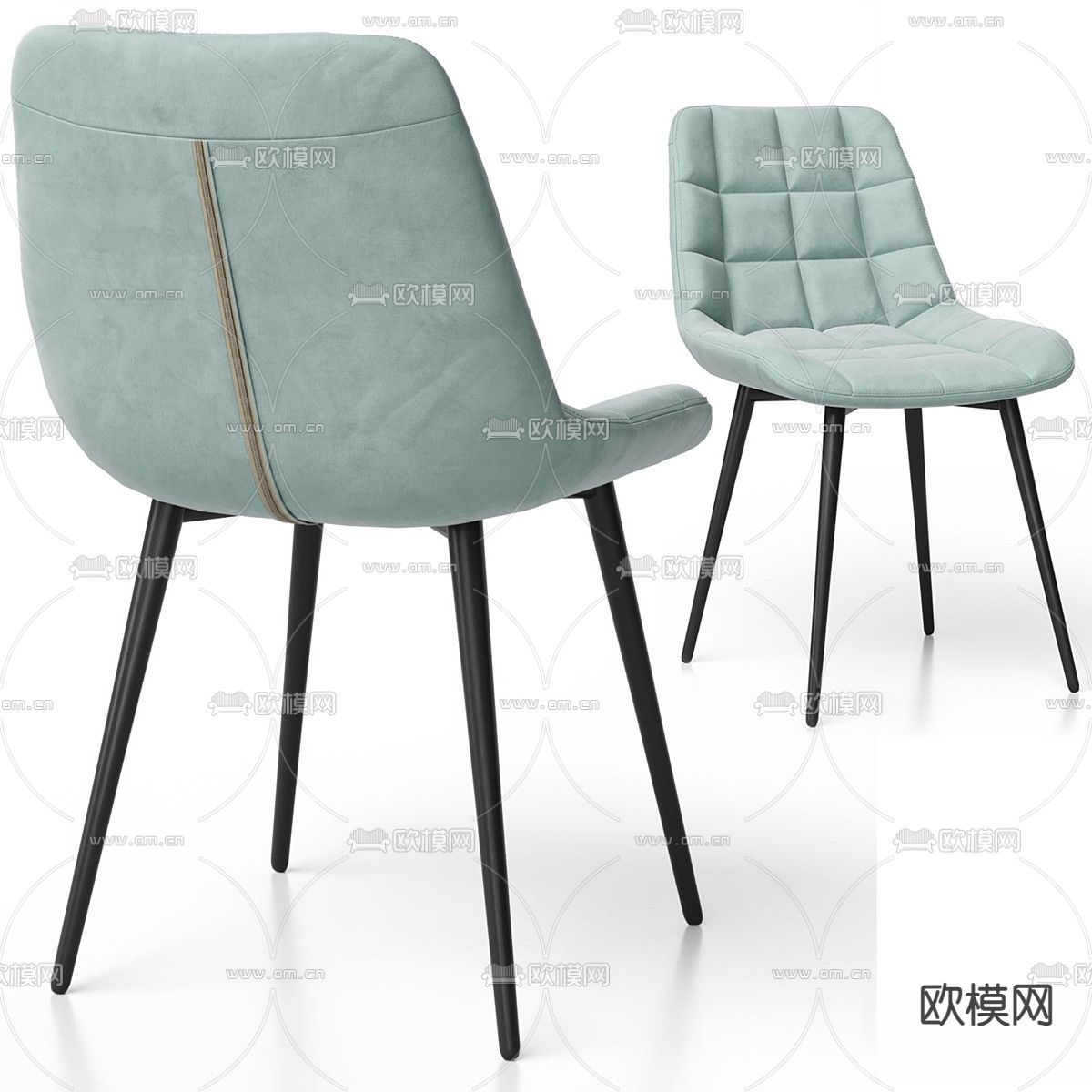 现代椅子 餐椅3d模型下载（渲染图3）