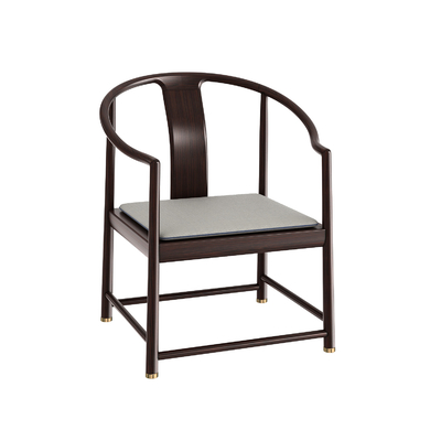 新中式单椅 木椅 餐椅3d模型