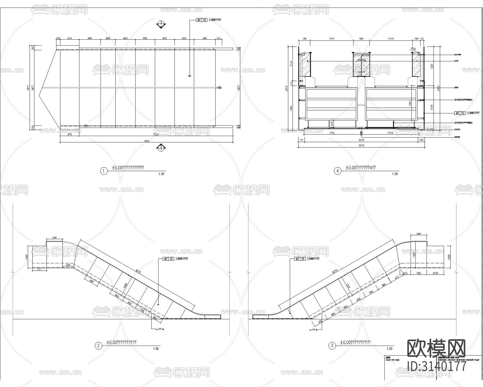 自动扶梯节点大样图下载（渲染图1）
