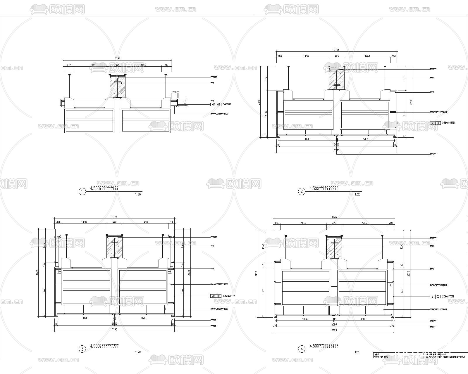 自动扶梯节点大样图下载（渲染图4）
