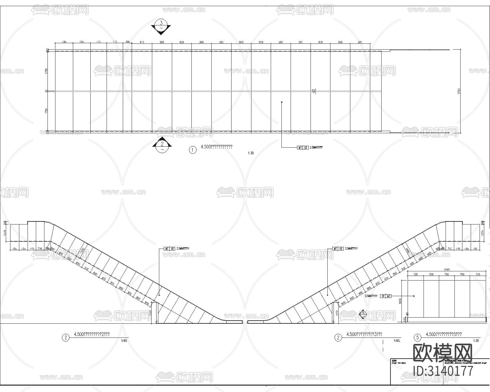 自动扶梯节点大样图下载（渲染图3）