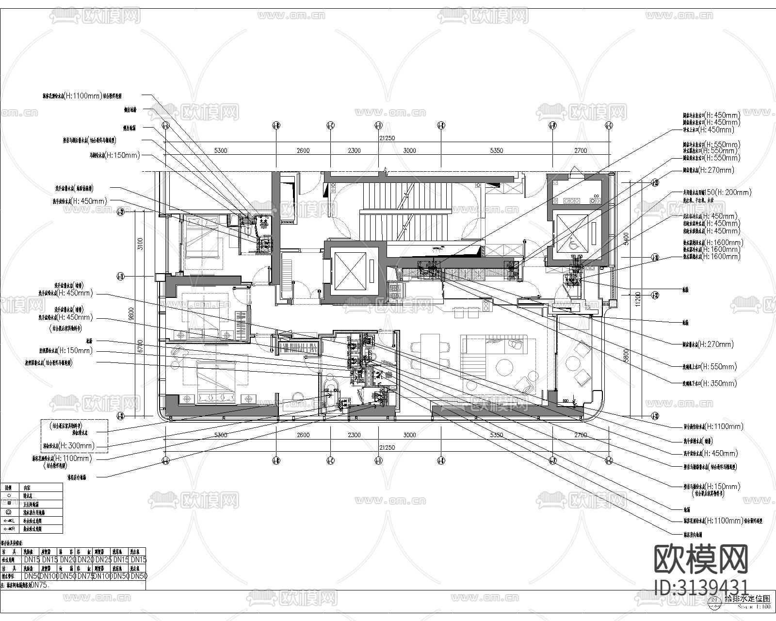 【DIA丹健国际】深圳岁宝180㎡大平层样板间CAD施工图下载（渲染图4）