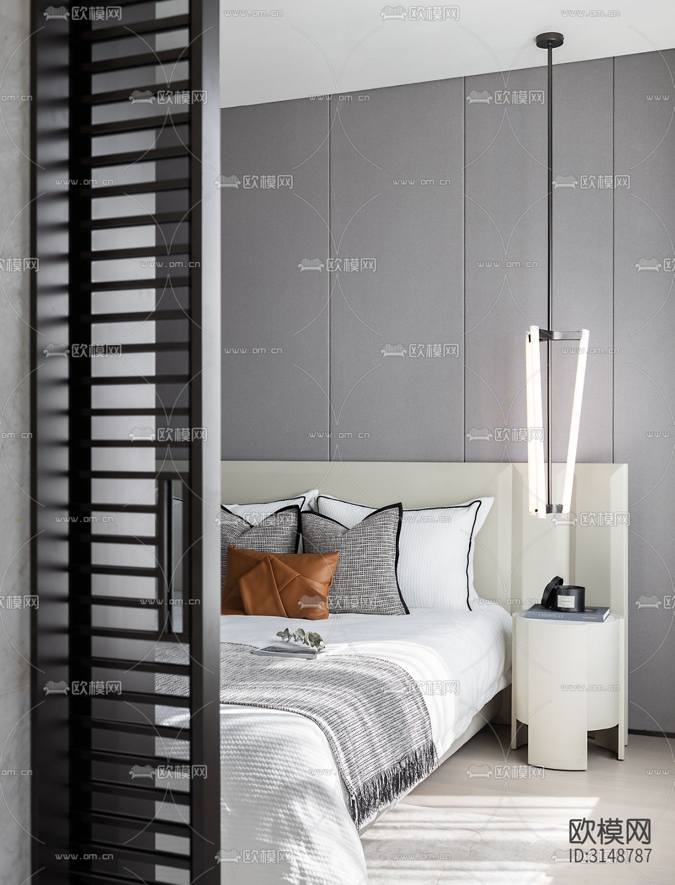 侘寂平层装修效果图下载（渲染图16）