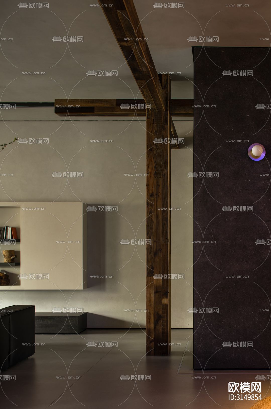 高级灰咖啡奶茶装修效果图下载（渲染图2）