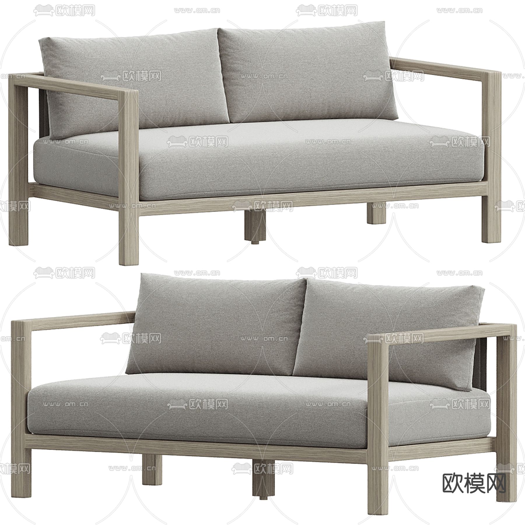 户外沙发 软体沙发3d模型下载