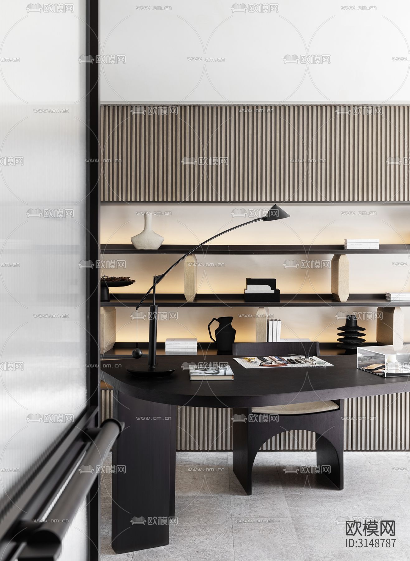 侘寂平层装修效果图下载（渲染图12）