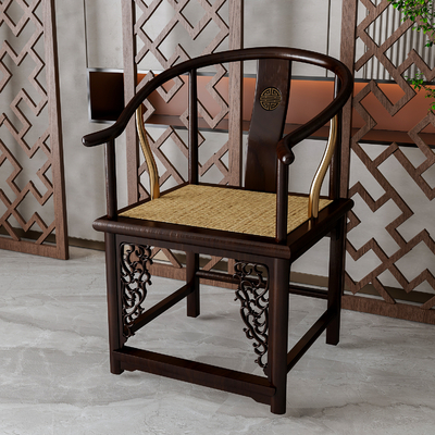 新中式圈椅 椅子 休闲椅3d模型