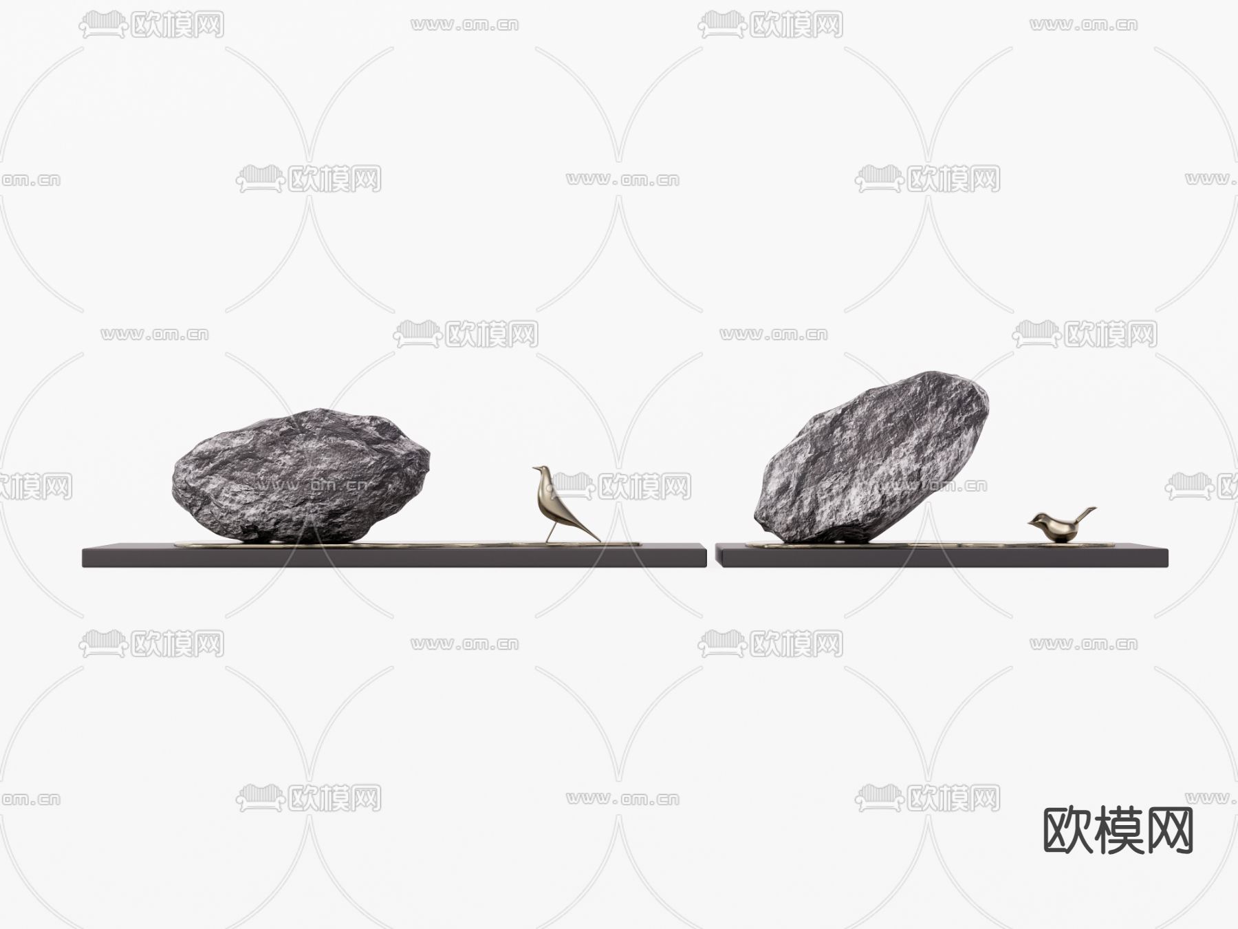 现代摆件 装饰品 雕塑 工艺品su模型下载（渲染图1）