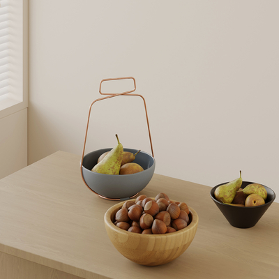  水果 蔬菜su模型 