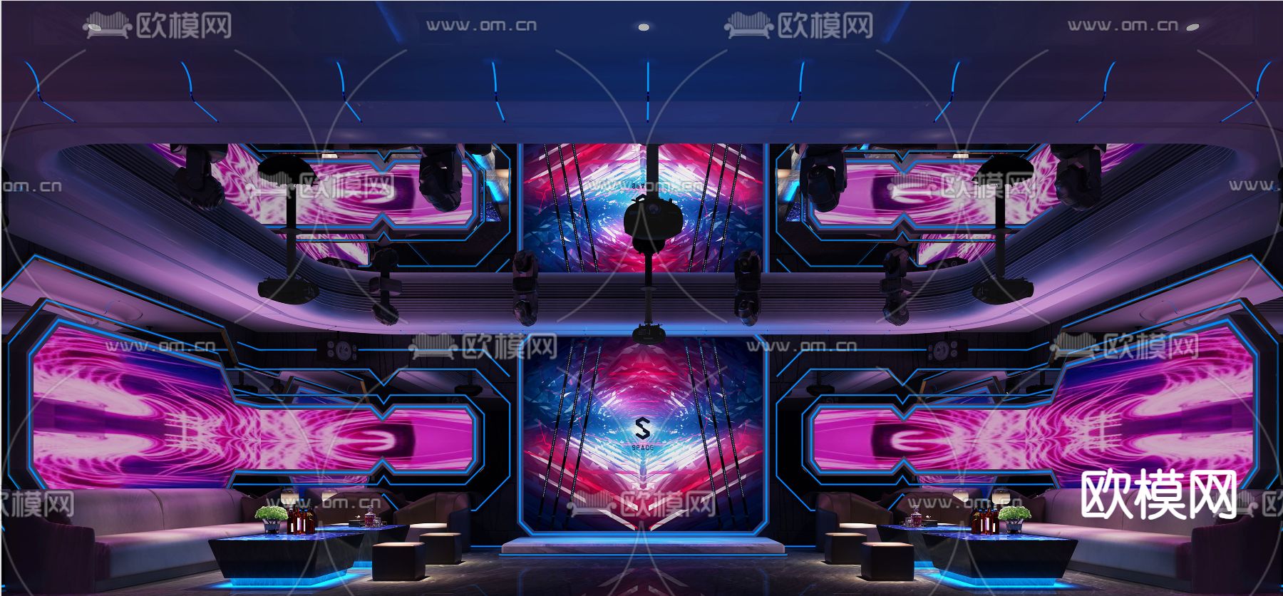 ktv包房3d模型下载