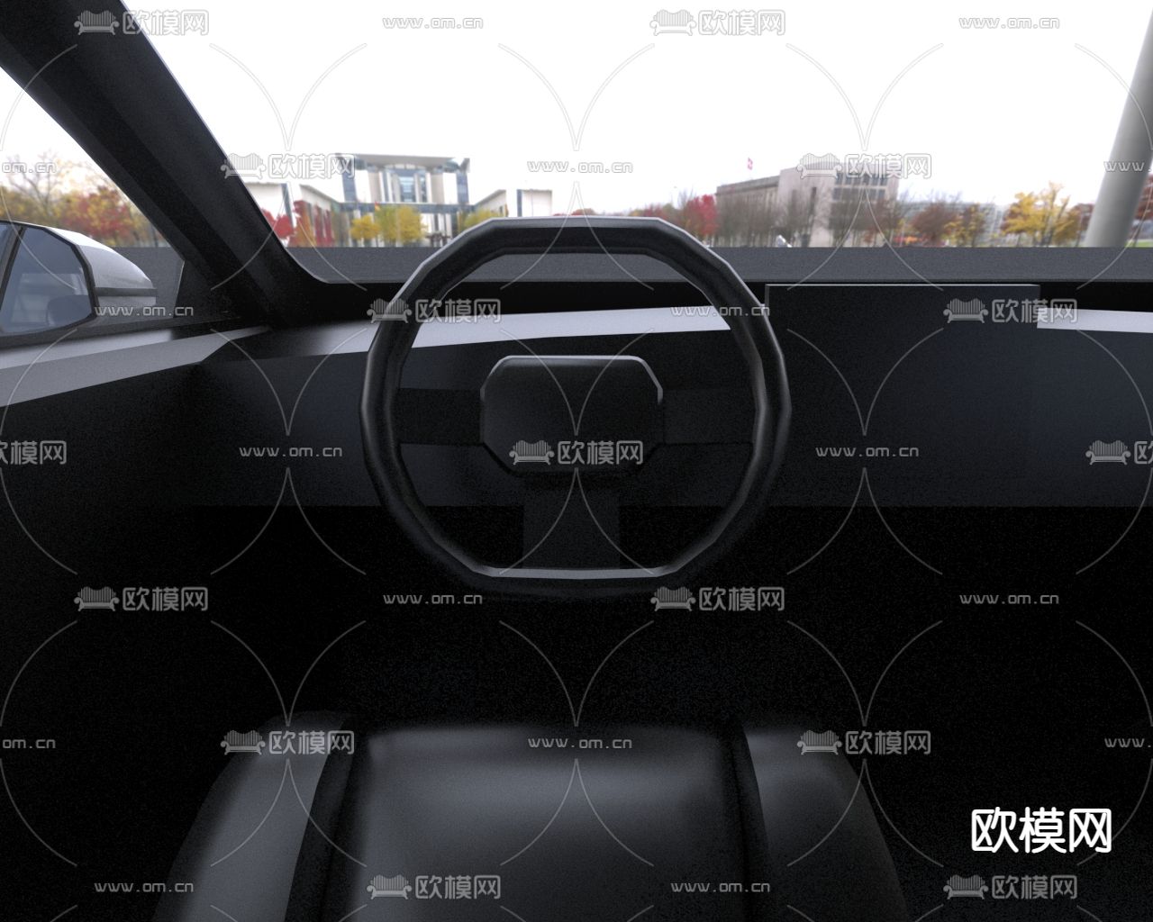 小米SU7汽车 轿车 电车3d模型下载（渲染图5）