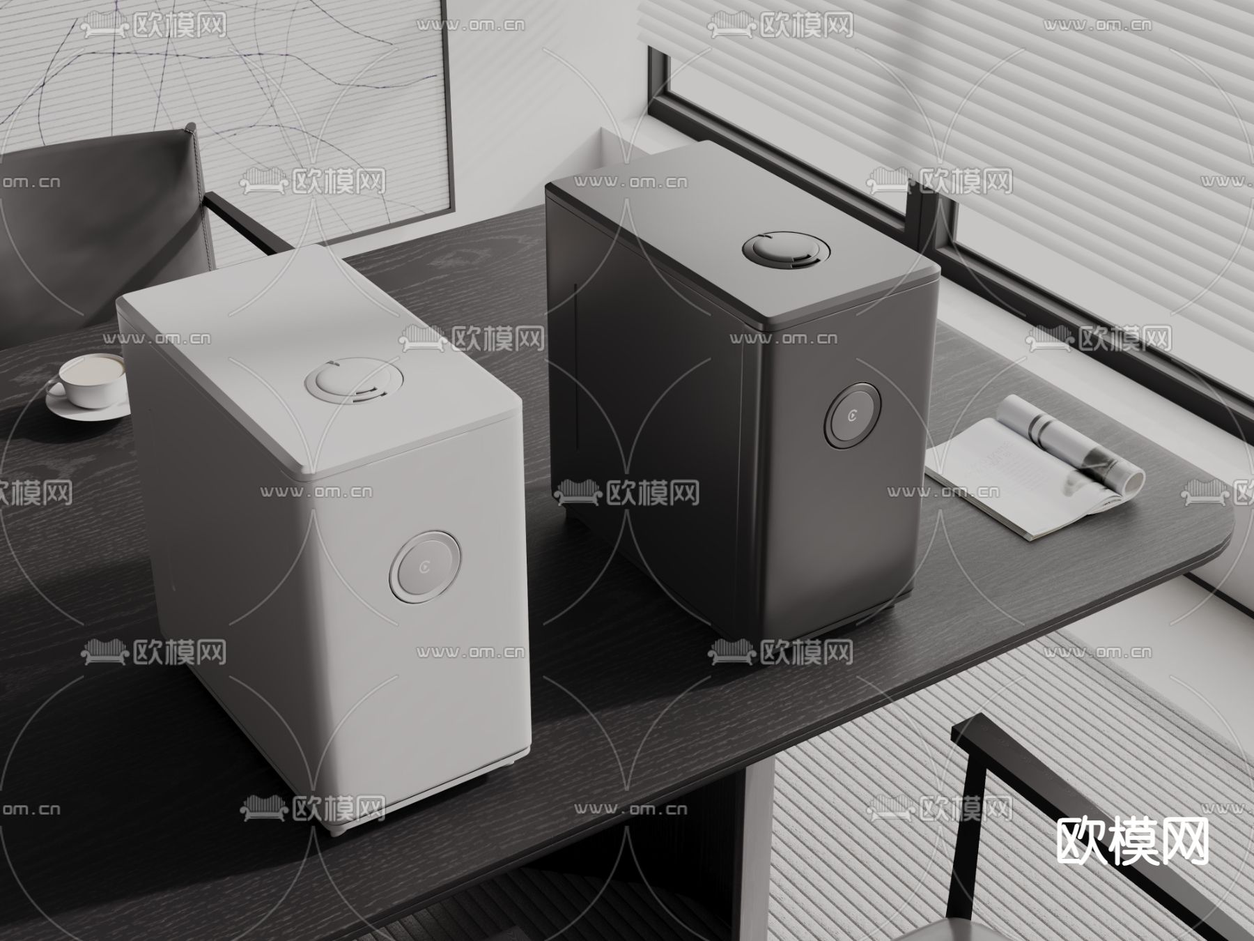 加湿器 空气净化器3d模型下载