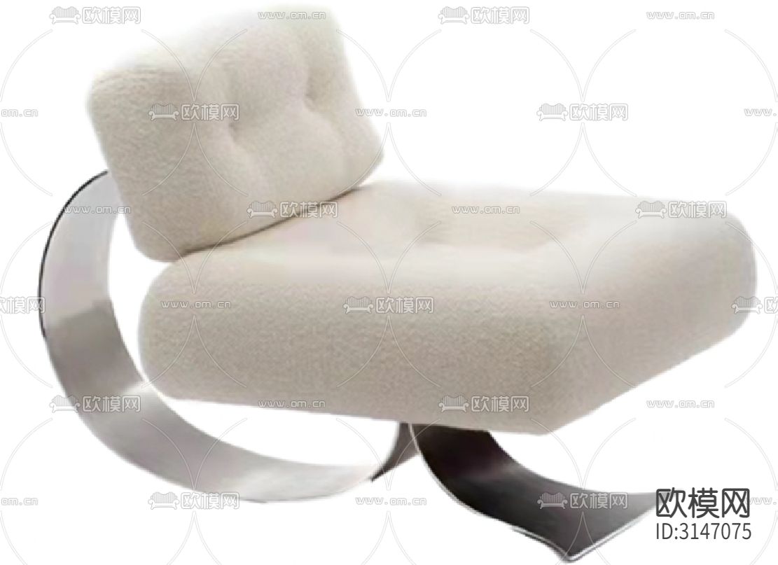 椅子CAD家具设计图纸cad大样图下载（渲染图1）