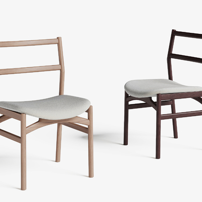 侘寂椅子 餐椅3d模型