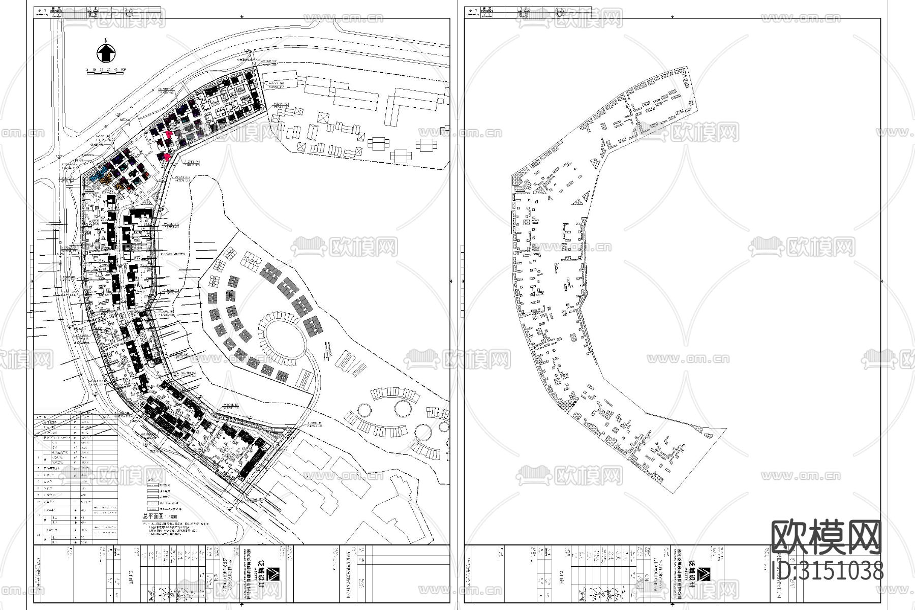 景观建筑商业街  步行街 古镇cad施工图下载（渲染图10）